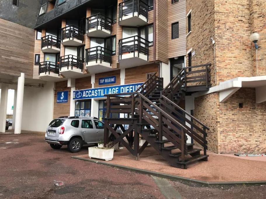 Le Cocooning-Studio Deauville Marina Avec Terrasse Vue Mer Et Plage Buitenkant foto